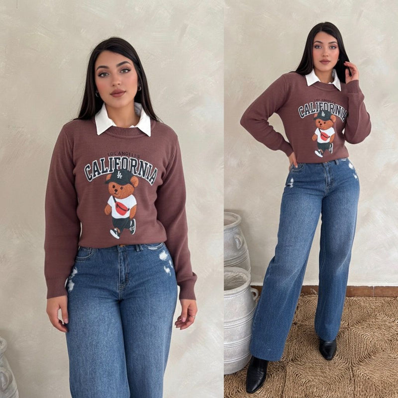 Suéter California Bear