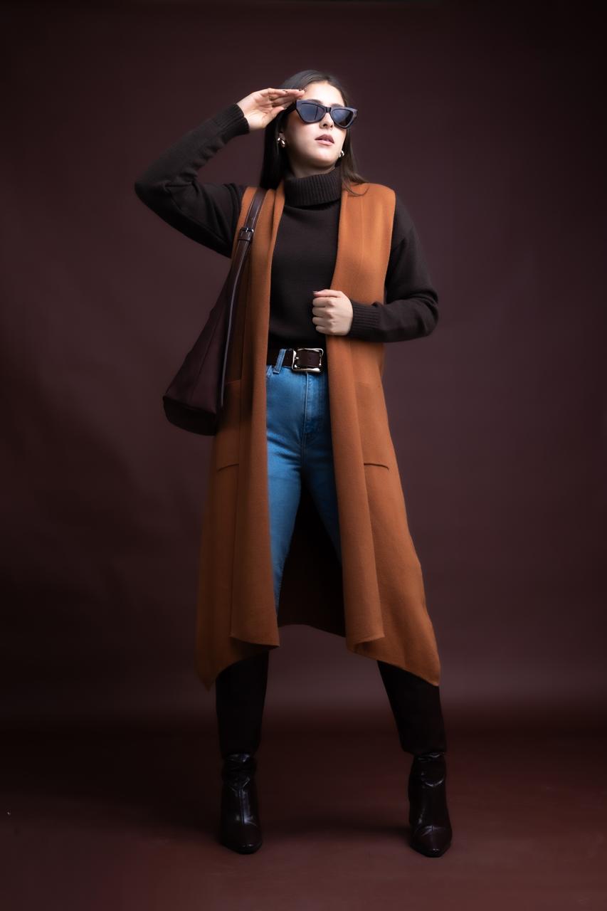 Chaleco Largo Elegante