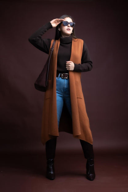 Chaleco Largo Elegante