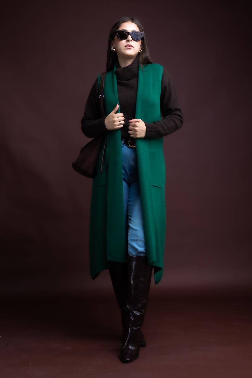 Chaleco Largo Elegante