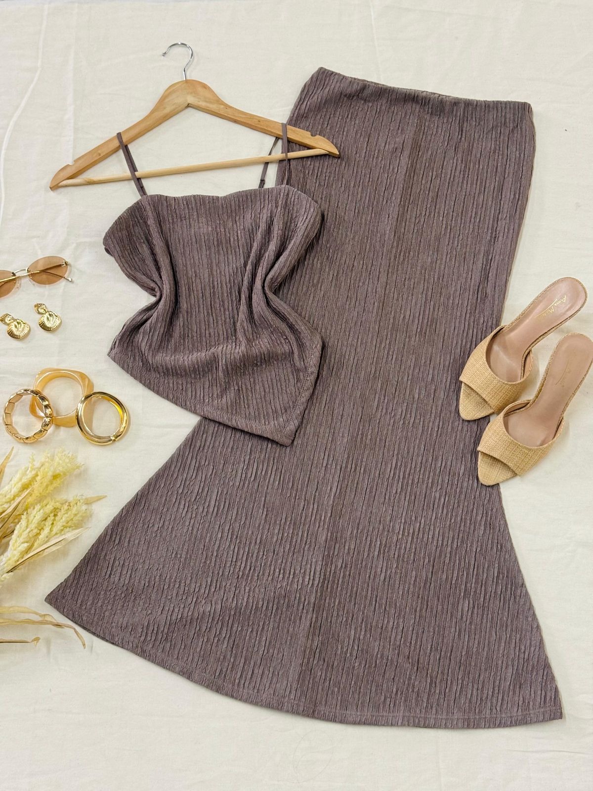 Conjunto Falda Larga