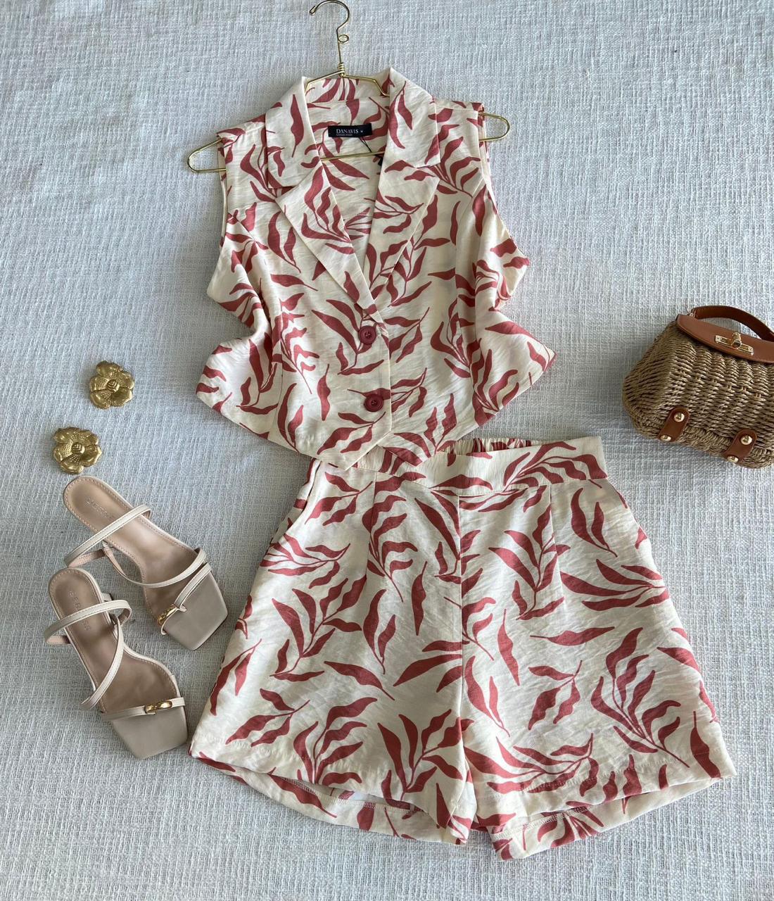 Set Estampado Tropical