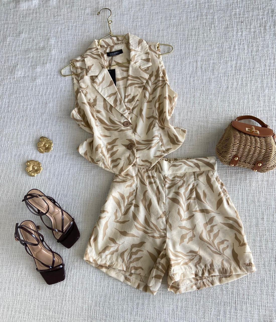 Set Estampado Tropical