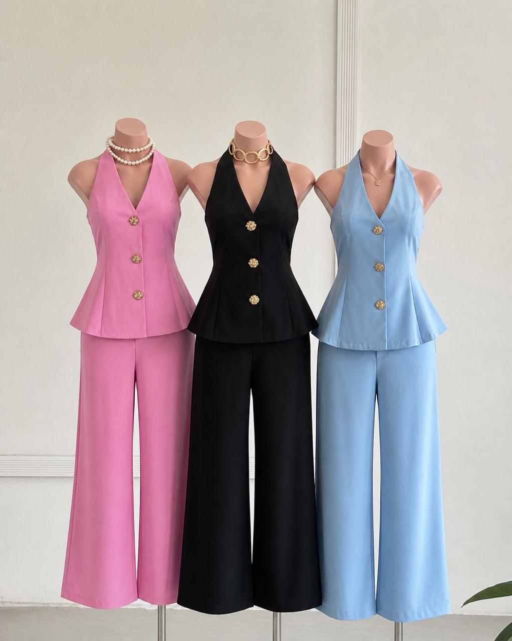 Conjunto Cuello Halter
