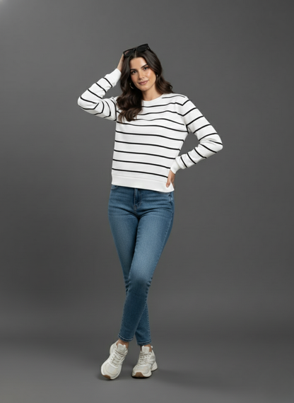 Suéter Rayado Minimal