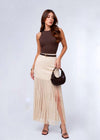 Falda Midi Flecos