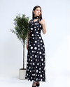 Vestido de Puntos /Satinado