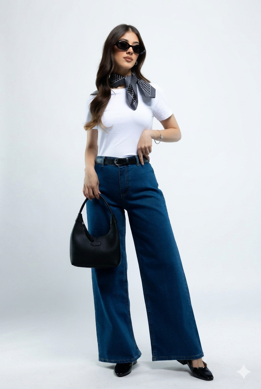 Jeans wide leg