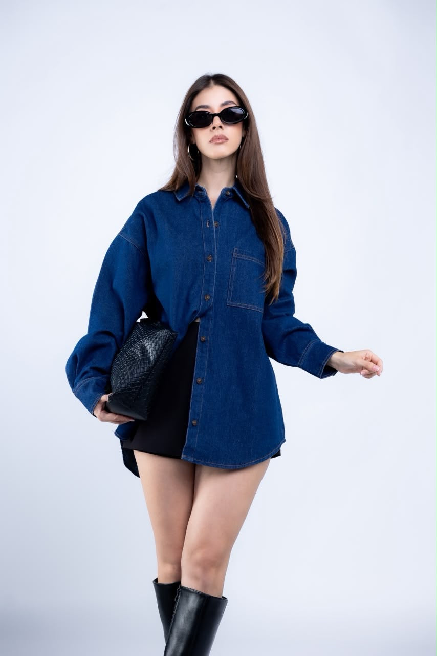 Sobrecamisa Denim Clásica