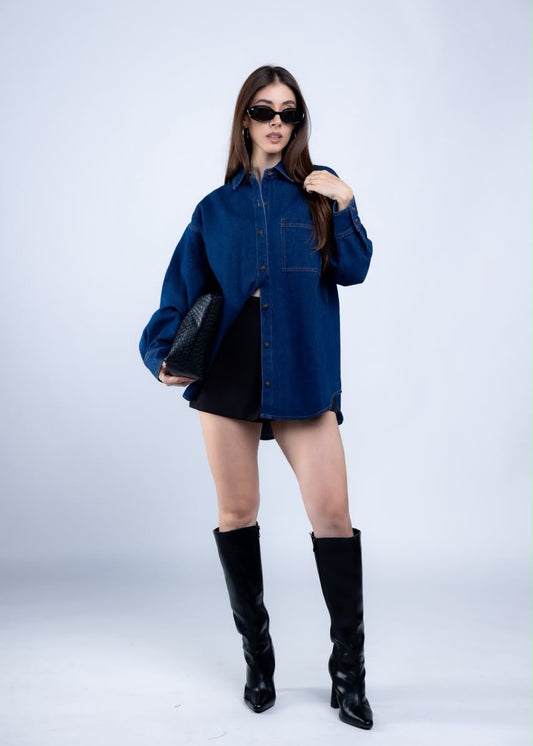 Sobrecamisa Denim Clásica