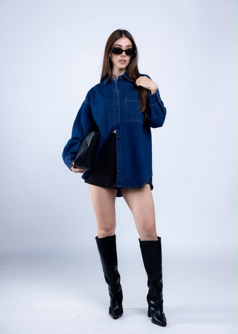 Sobrecamisa Denim Clásica