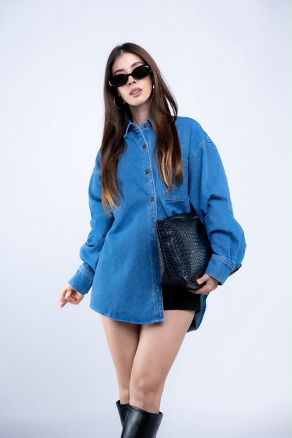 Sobrecamisa Denim Clásica