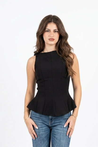 Top Elegante Detalle de Lazo
