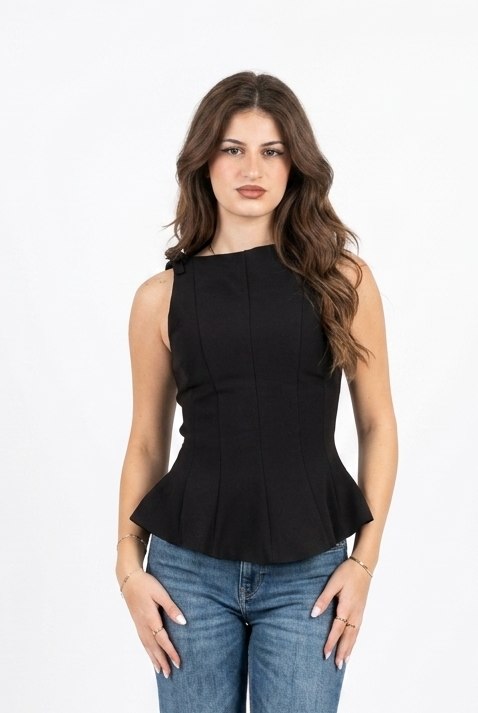 Top Elegante Detalle de Lazo