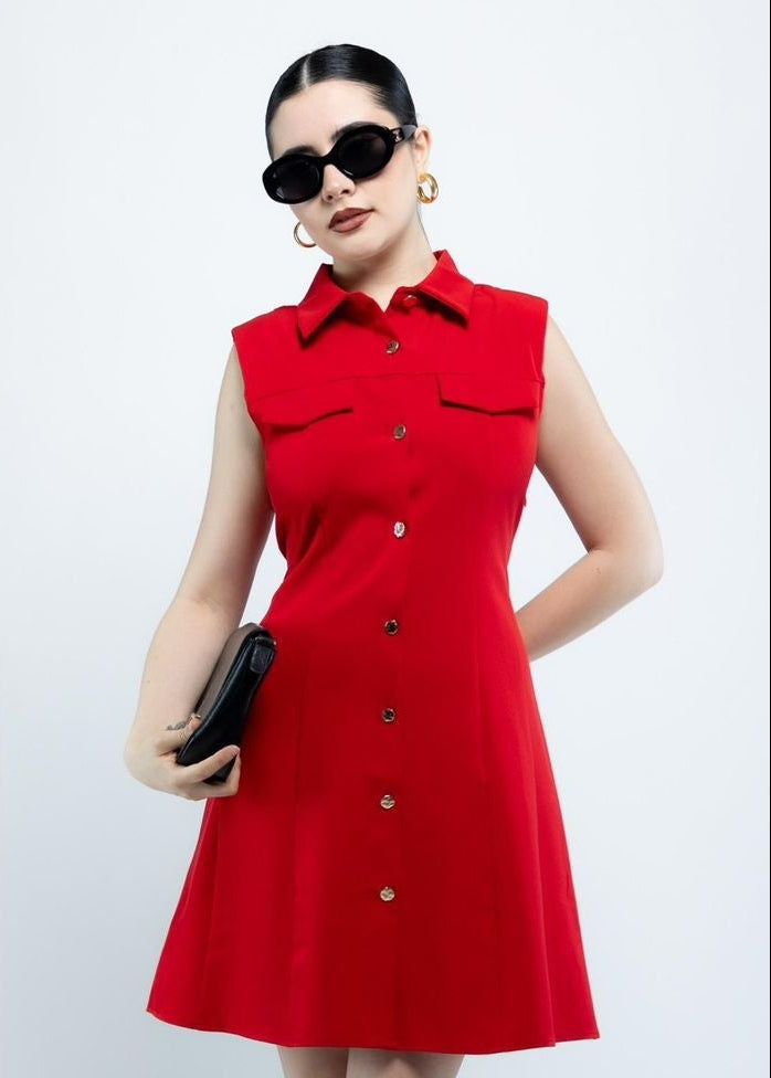 Vestido Botones al Frente