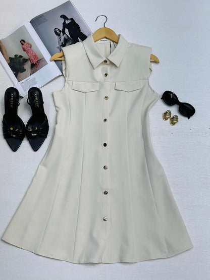 Vestido Botones al Frente