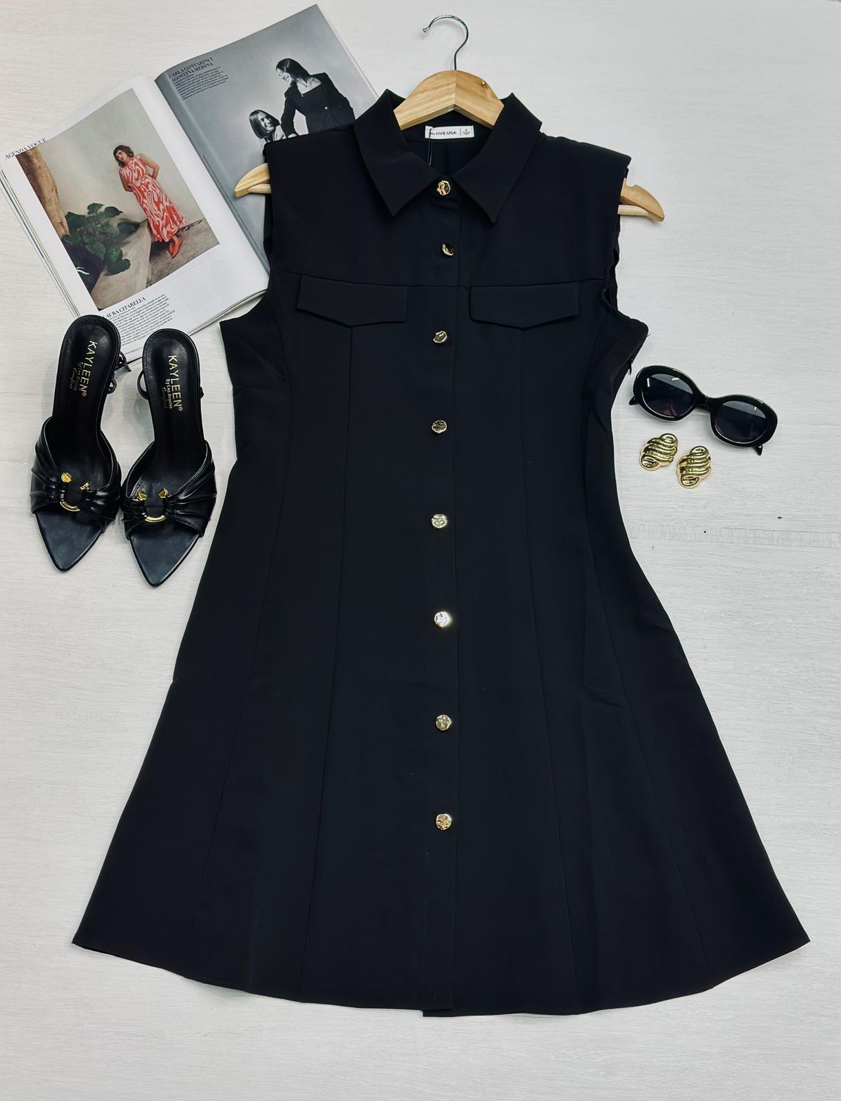 Vestido Botones al Frente