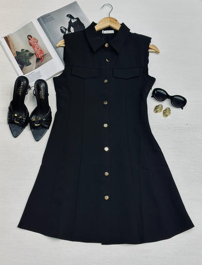 Vestido Botones al Frente