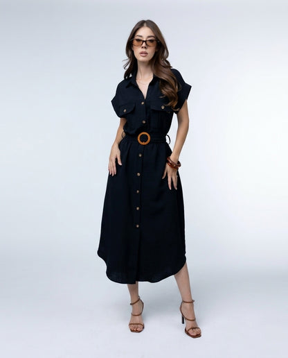 Vestido Camisero Maxi