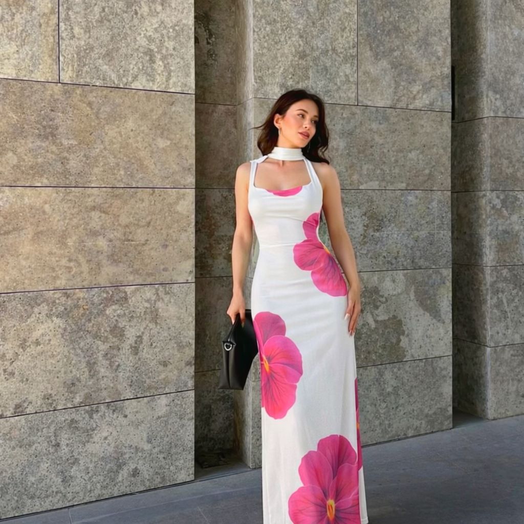 Vestido Mesh Floral