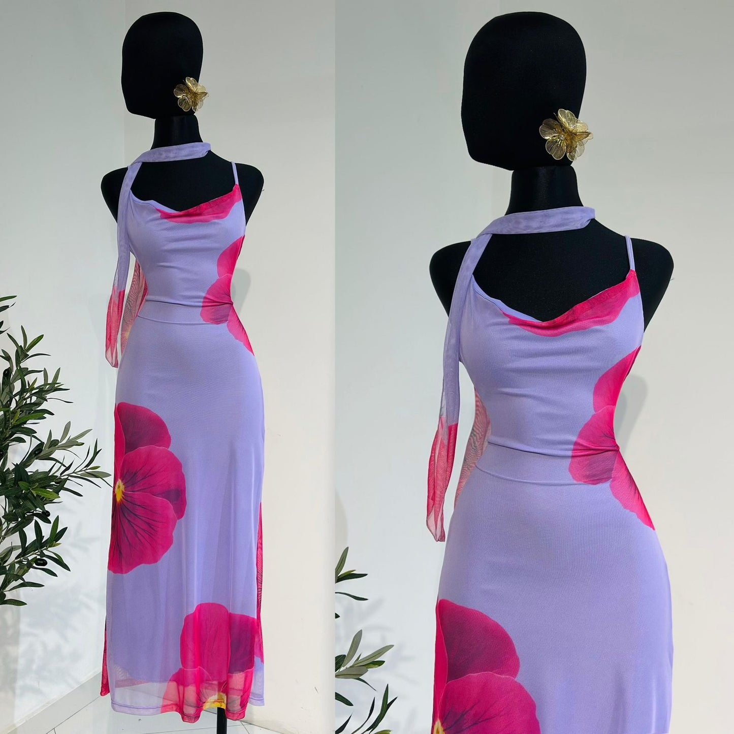Vestido Mesh Floral