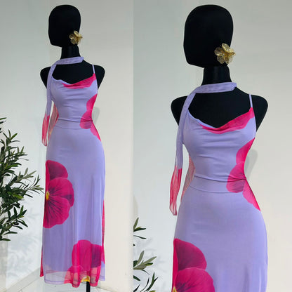 Vestido Mesh Floral