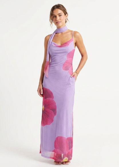 Vestido Mesh Floral