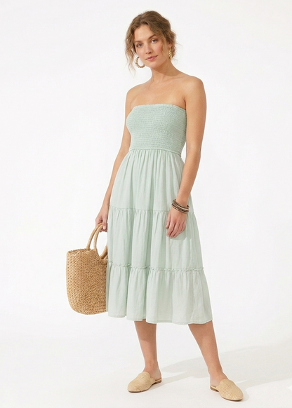 Vestido Corto Strapless